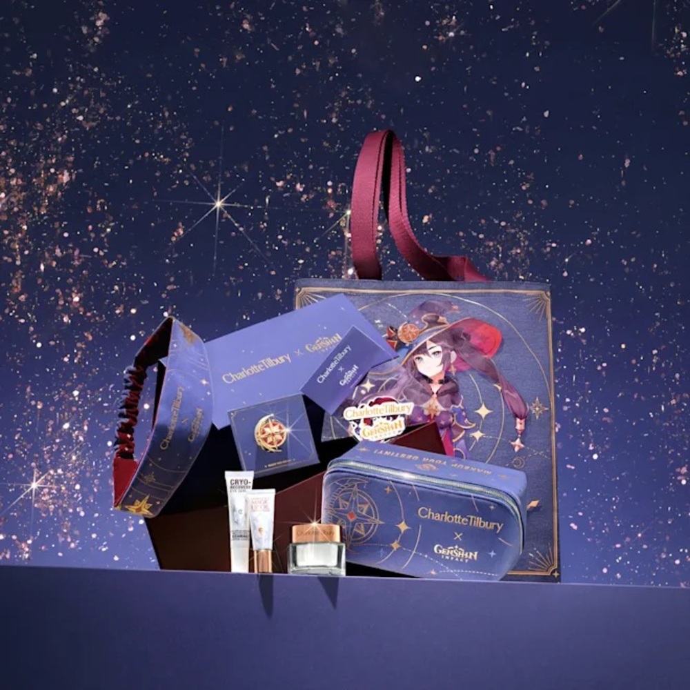 Charlotte Tilbury x Genshin Impact Starry Night Set, Limited Edition Box